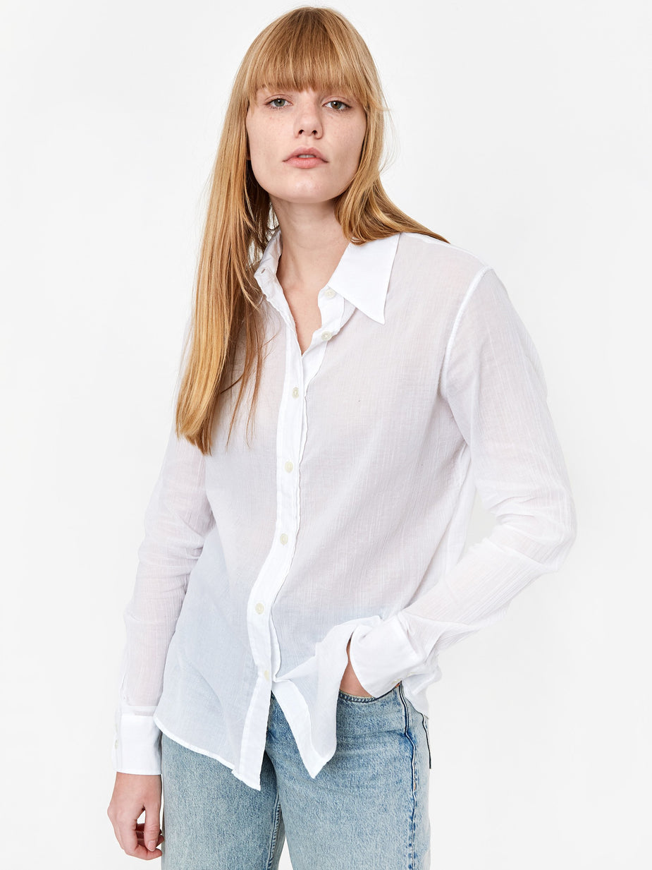 Our Legacy Our Legacy 70s Line Shirt - White - White