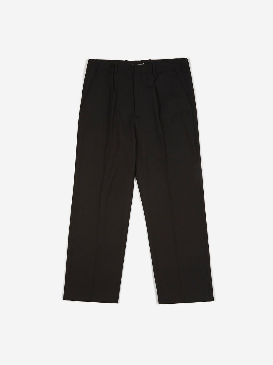 Our Legacy Our Legacy Borrowed Chino - Black Herringbone - Black