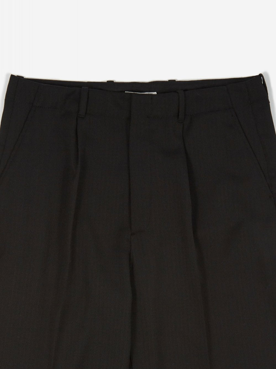 Our Legacy Our Legacy Borrowed Chino - Black Herringbone - Black