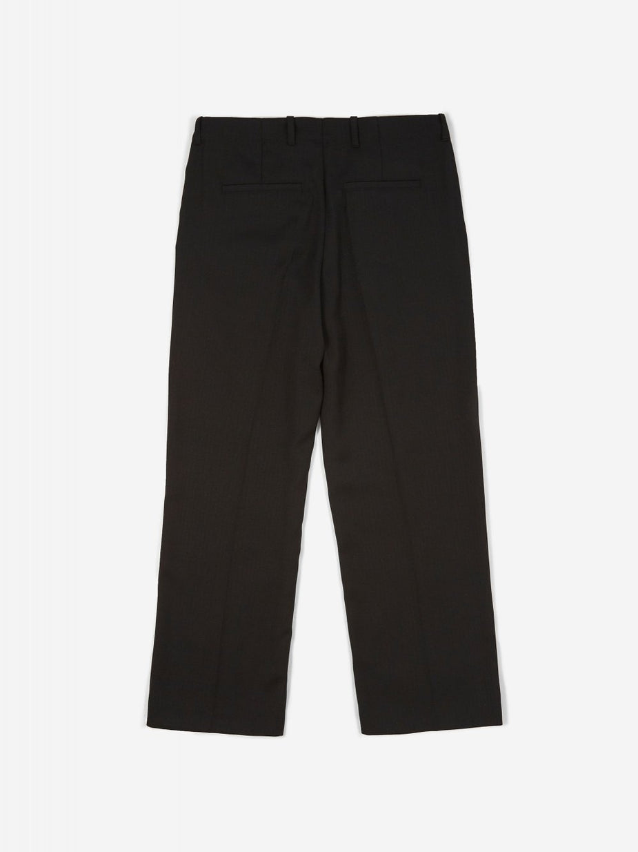 Our Legacy Our Legacy Borrowed Chino - Black Herringbone - Black