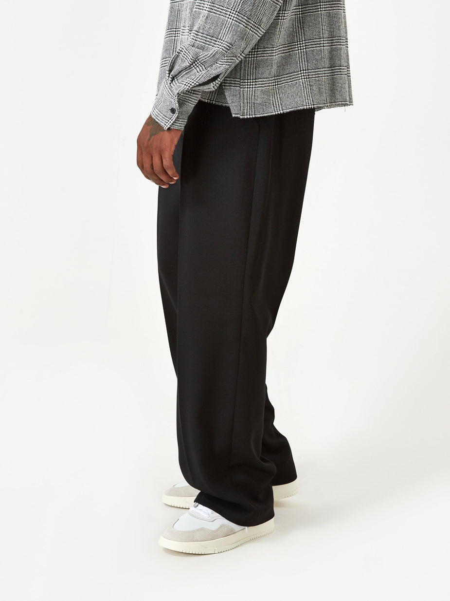 Our Legacy Our Legacy Borrowed Chino - Black Herringbone - Black