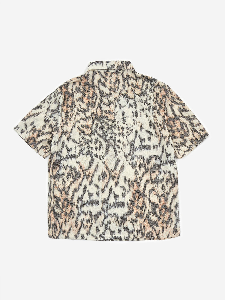 Our Legacy Our Legacy Box Shortsleeve Shirt - Tiger Print - Animal Print