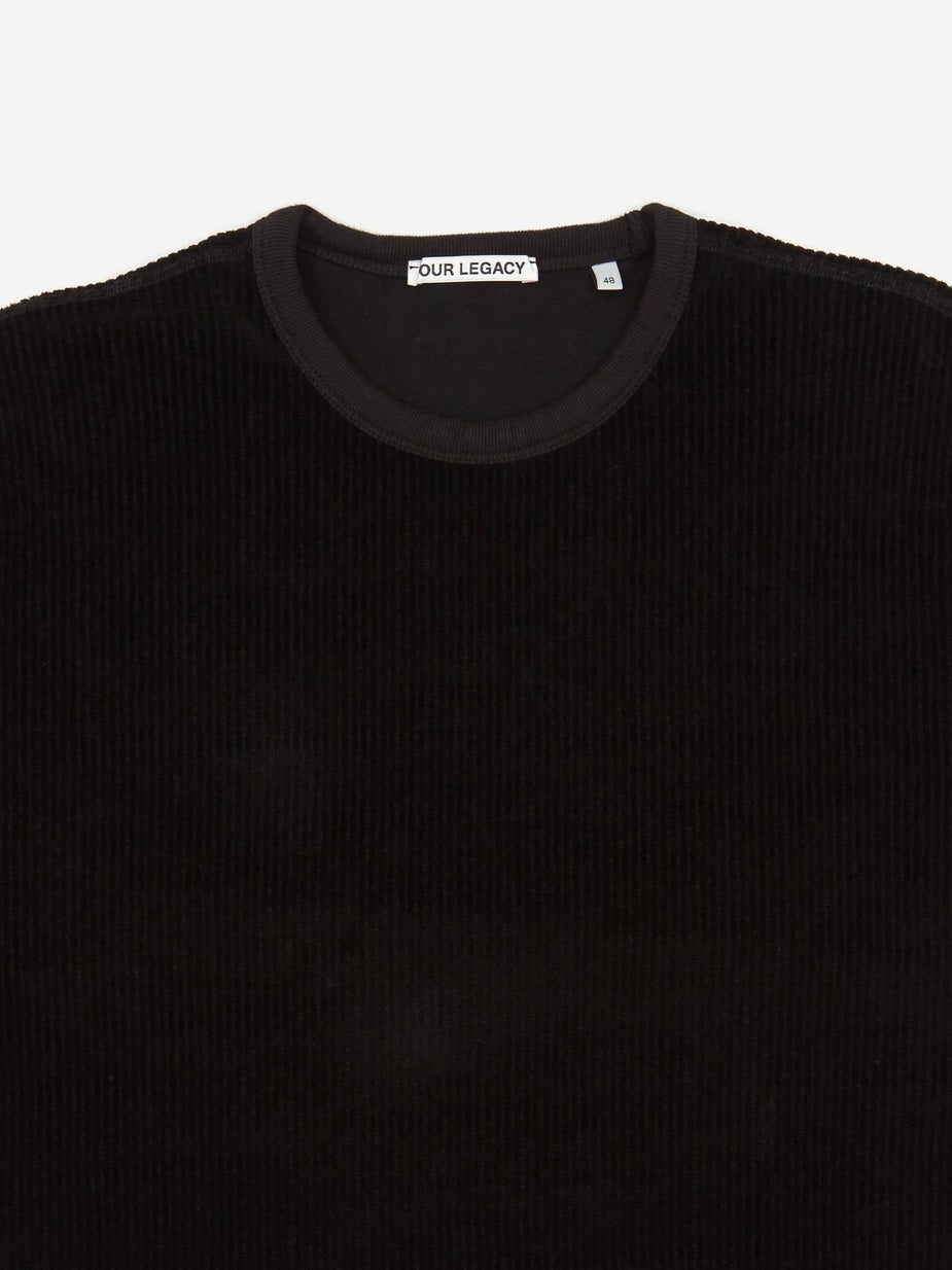 Our Legacy Our Legacy Box T-Shirt - Black Cord - Black