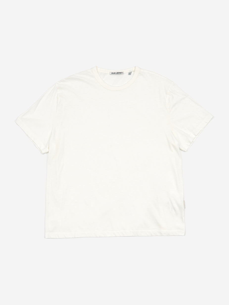 Our Legacy Our Legacy Box T-Shirt - White Clean Jersey - White