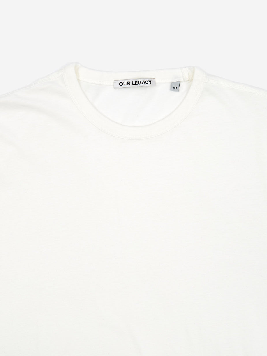 Our Legacy Our Legacy Box T-Shirt - White Clean Jersey - White