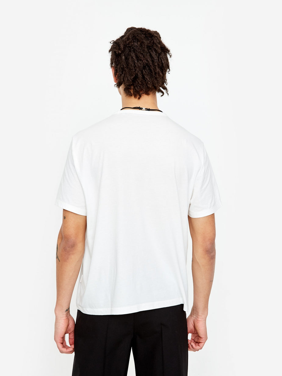 Our Legacy Our Legacy Box T-Shirt - White Clean Jersey - White