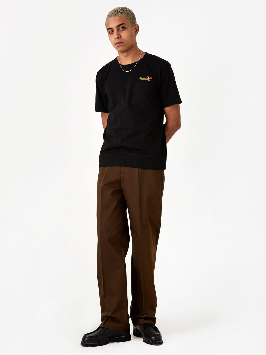 Our Legacy Our Legacy Chino 24 - Dark Brown Satin - Brown