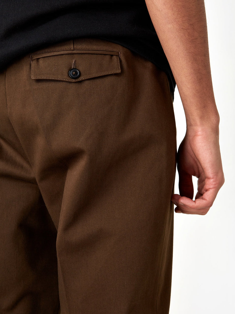 Our Legacy Our Legacy Chino 24 - Dark Brown Satin - Brown