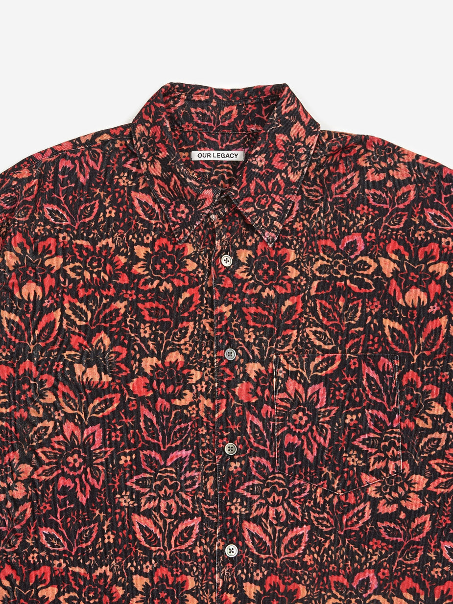 Our Legacy Our Legacy Coco 70's Floral Shirt - Floral Wallpaper Print - Other