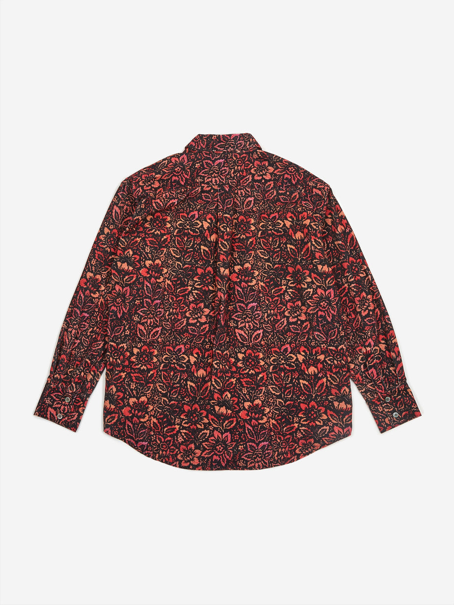 Our Legacy Our Legacy Coco 70's Floral Shirt - Floral Wallpaper Print - Other