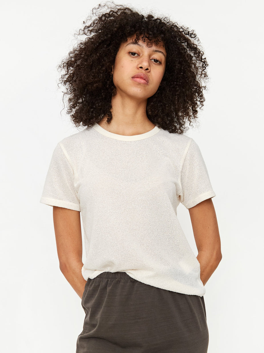 Our Legacy Our Legacy First T-Shirt - White Boucle - White