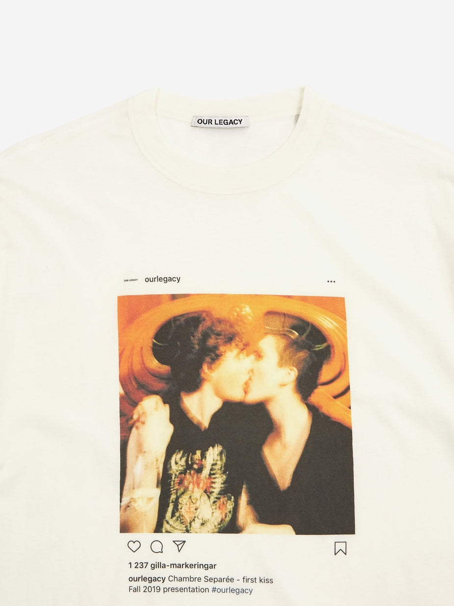 Our Legacy Our Legacy New Box Shortsleeve T-Shirt - First Kiss - Other