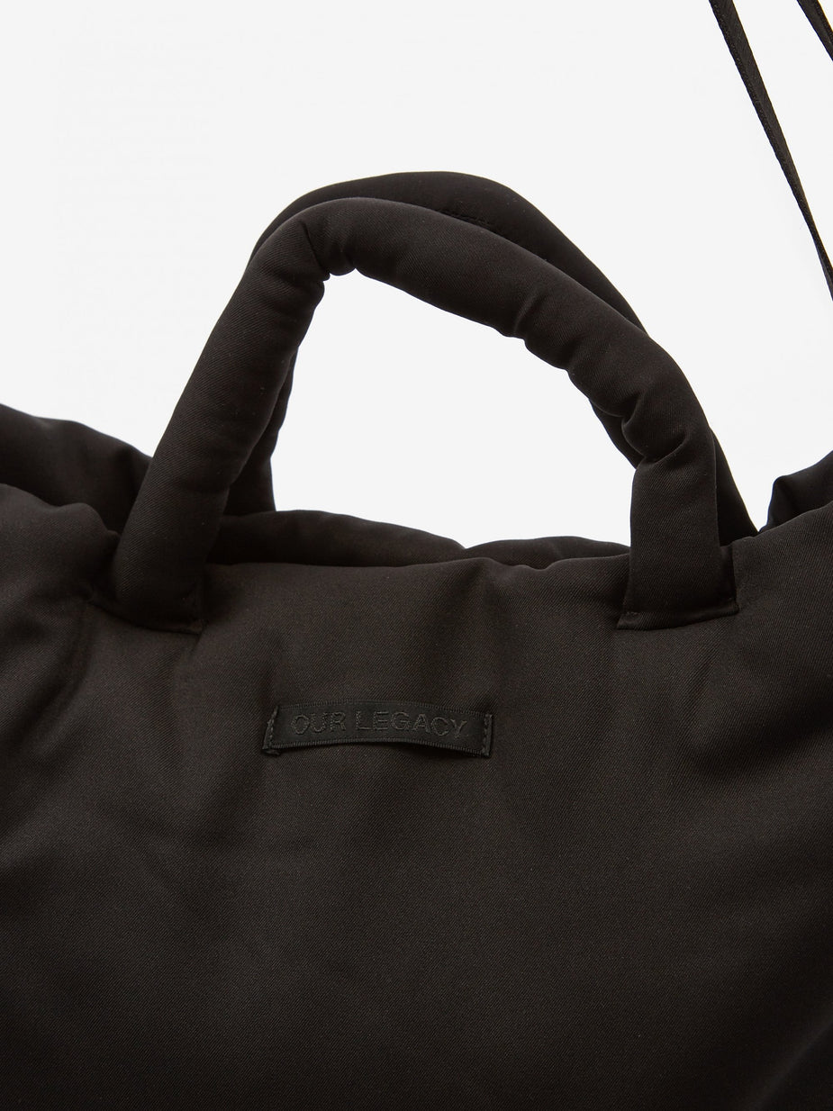 Our Legacy Our Legacy Pillow Tote - Black Tech - Black