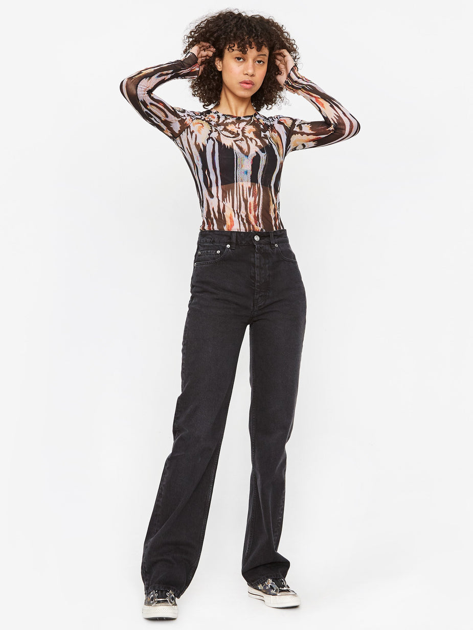 Our Legacy Our Legacy Spiral Cut Jean - Washed Black - Black