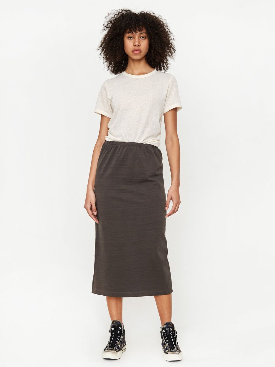 Our Legacy Our Legacy Tube Skirt - Washed Black Olive - Black