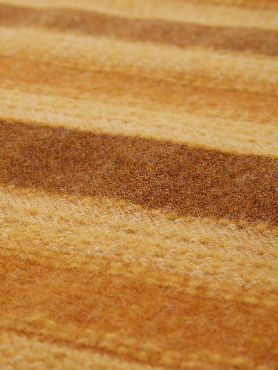 Our Legacy Our Legacy Wool Scarf - Brown Stripe - Brown