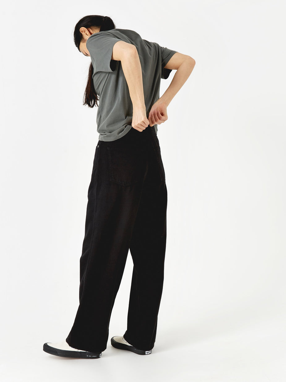 Our Legacy Our Legacy Full Cut Trouser - Washed Back Satin - Grey