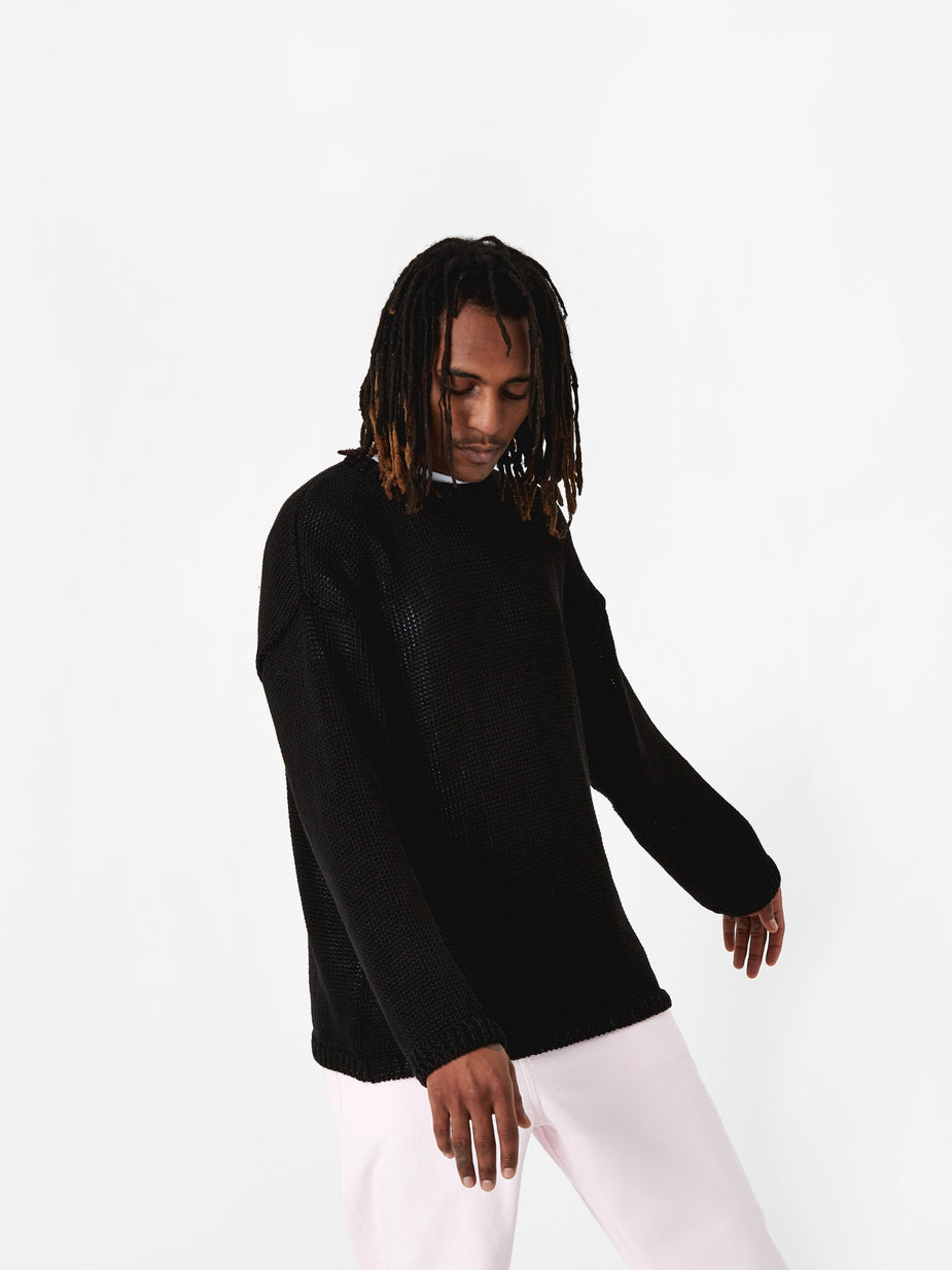 Our Legacy Our Legacy Popover Sweater - Black - Black