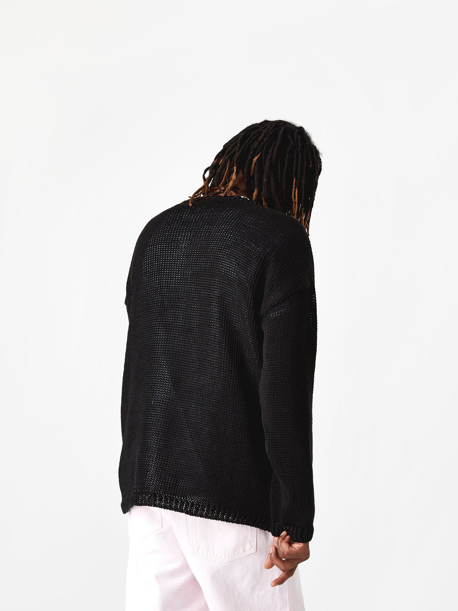 Our Legacy Our Legacy Popover Sweater - Black - Black