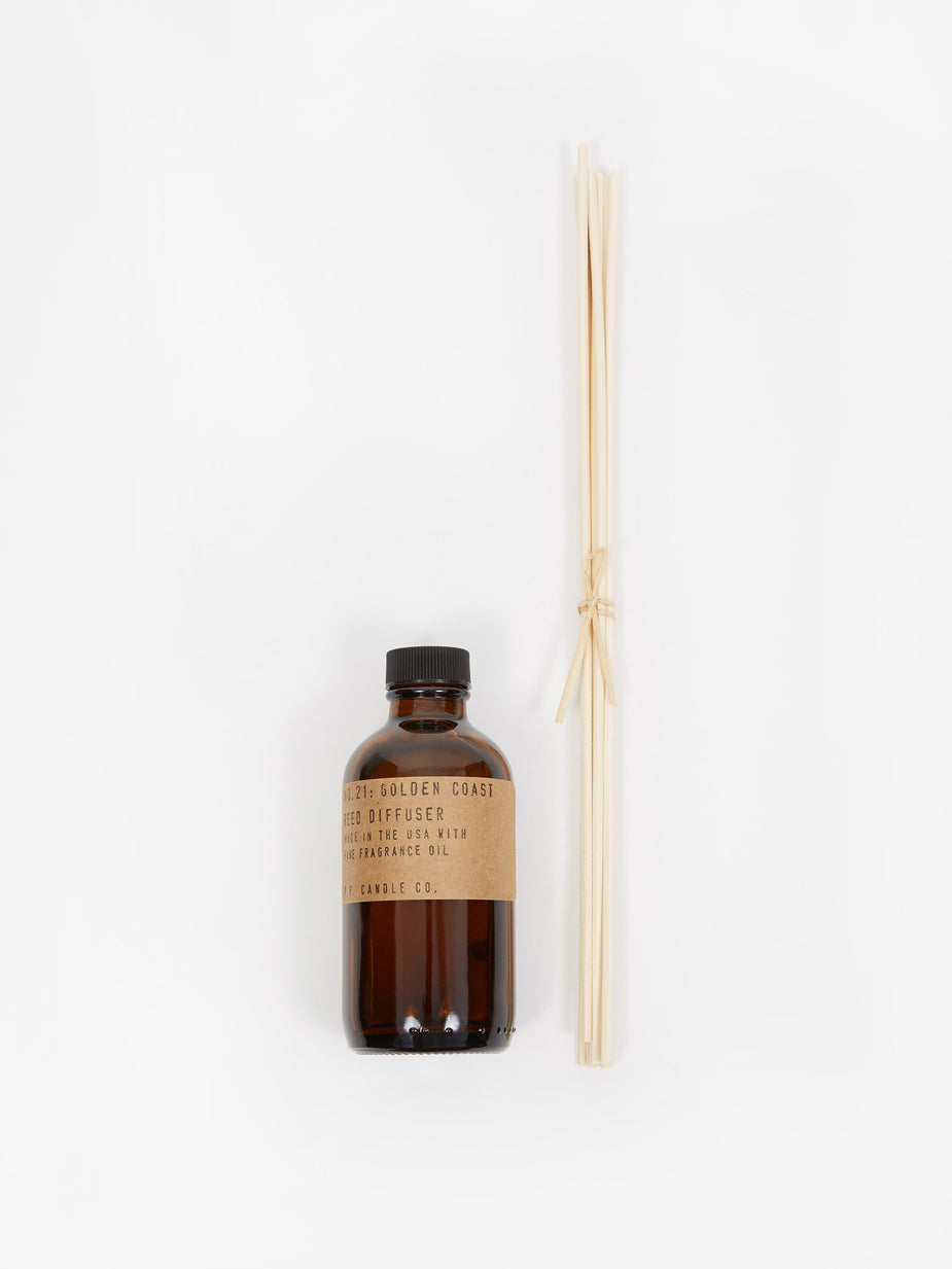 P.F. Candle Co. P.F. Candle Co. No. 21 Golden Coast 3oz Reed Diffuser - 3oz - Brown