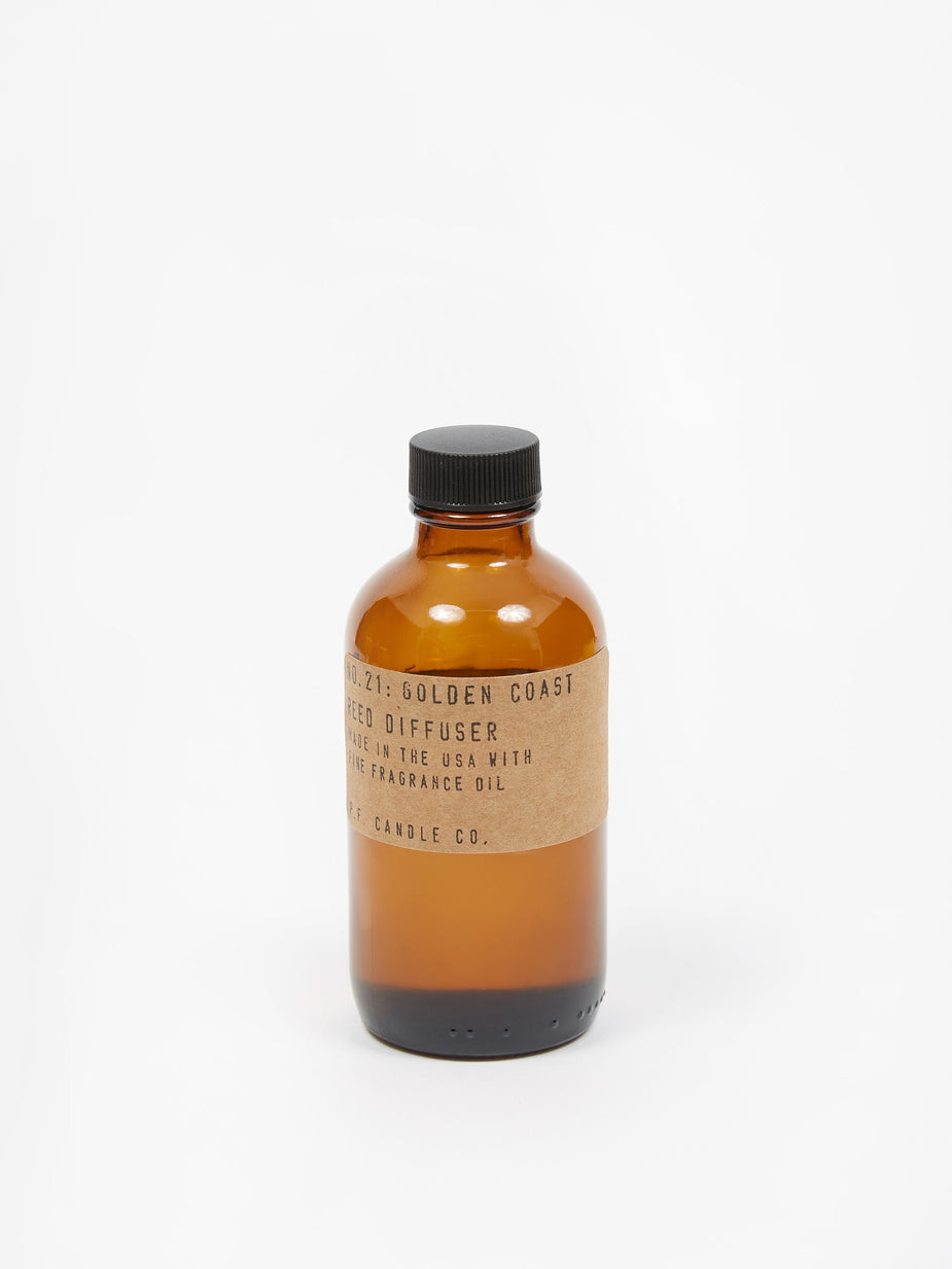 P.F. Candle Co. P.F. Candle Co. No. 21 Golden Coast 3oz Reed Diffuser - 3oz - Brown