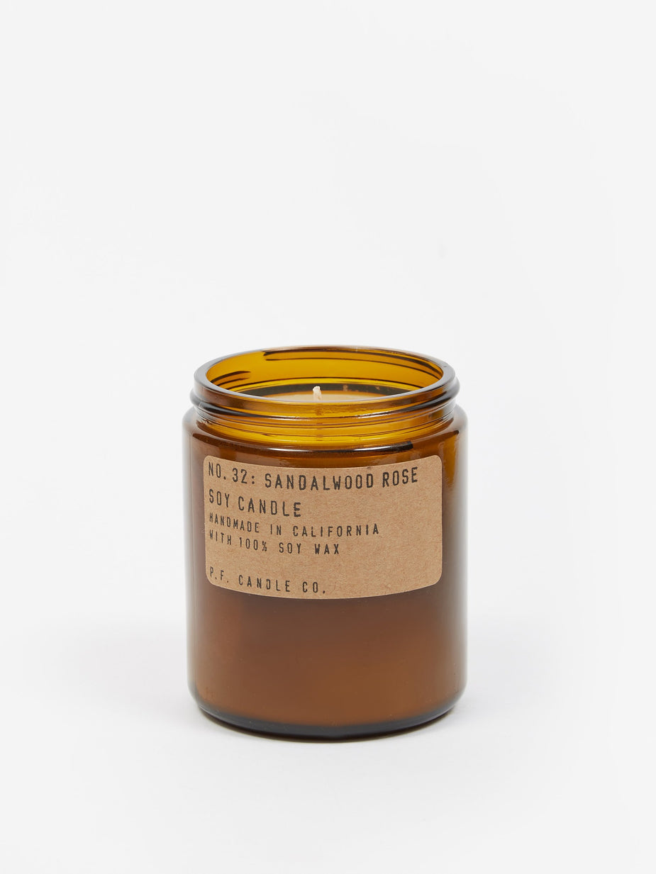 P.F. Candle Co. P.F. Candle Co. No. 32 Sandalwood Rose 7.2oz Soy Candle - 7.2oz - Brown