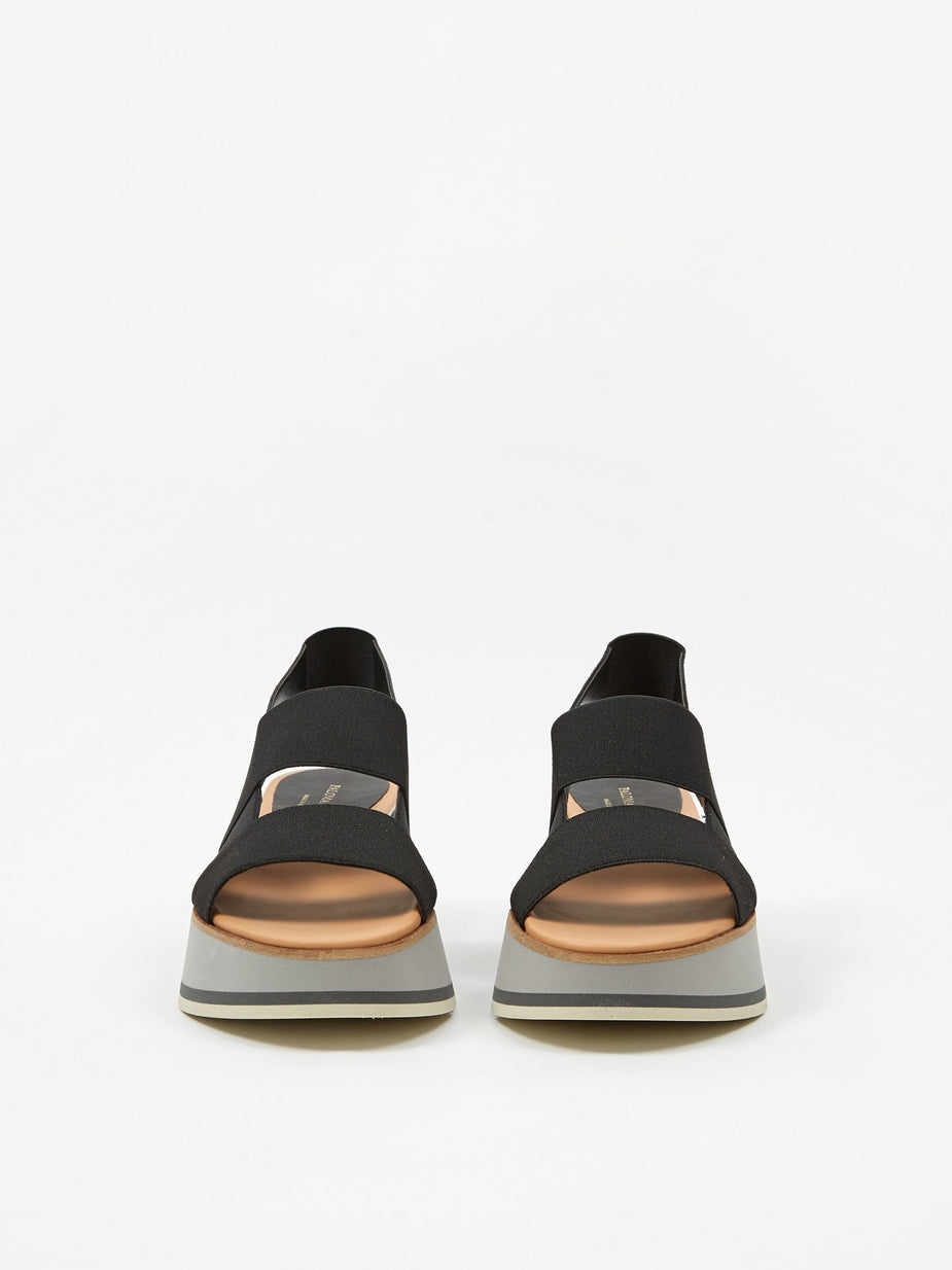 Paloma Barcelo Paloma Barcelo Trinidad Elastic Platform Sandal - Black - Black