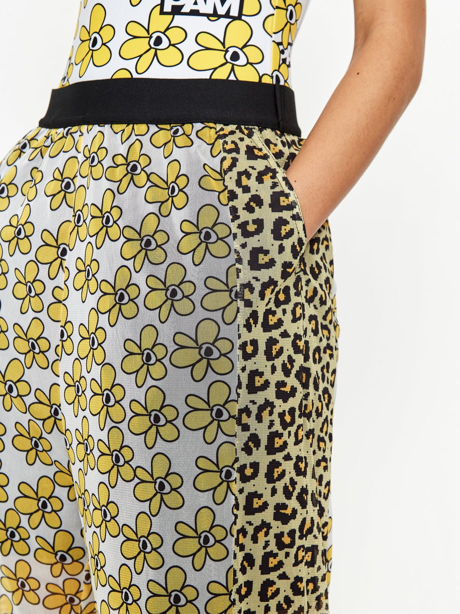 Perks & Mini Perks & Mini Boxed Kissing Frogs Mesh Trouser - Animal Daisies - Animal Print