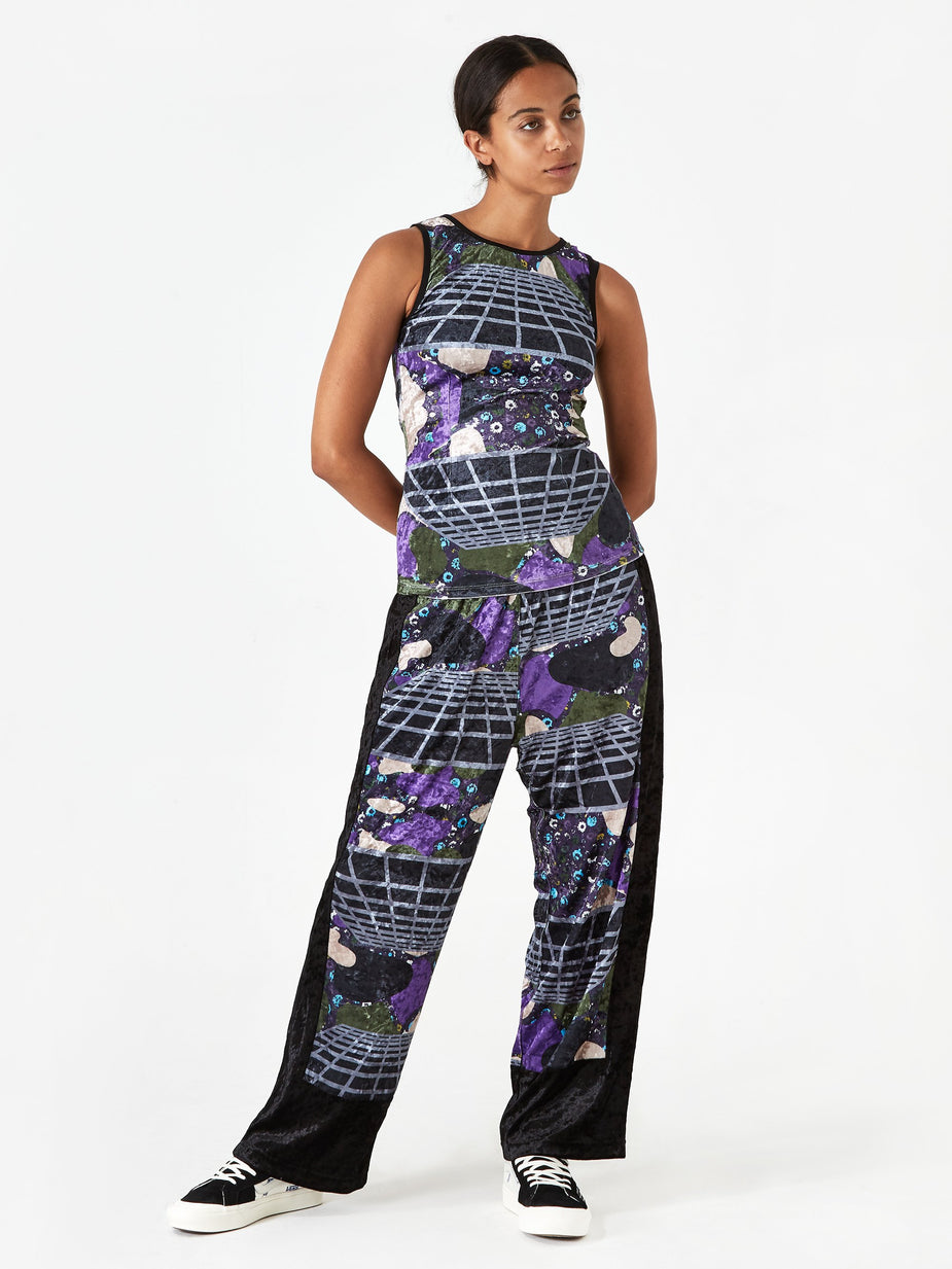 Perks & Mini PAM Perks And Mini Far Far Away Velvet Tank Top - Cosmic Camo Print - Camo