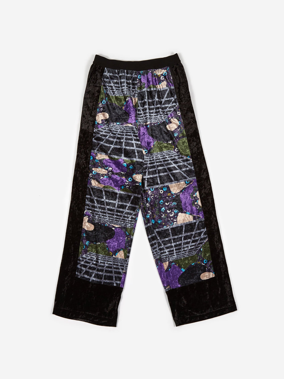 Perks & Mini PAM Perks And Mini Far Far Away Velvet Trouser - Cosmic Camo Print - Camo