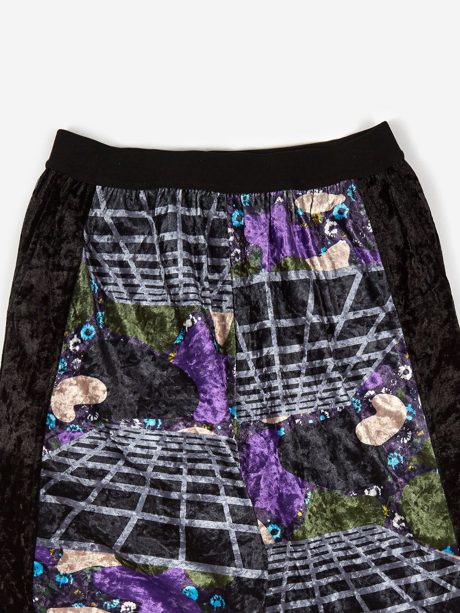 Perks & Mini PAM Perks And Mini Far Far Away Velvet Trouser - Cosmic Camo Print - Camo