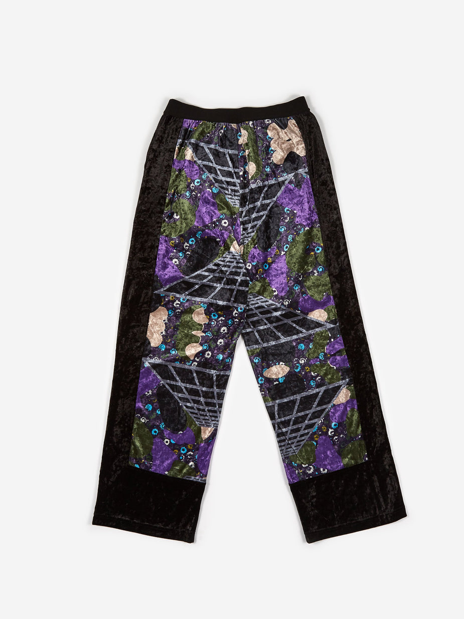 Perks & Mini PAM Perks And Mini Far Far Away Velvet Trouser - Cosmic Camo Print - Camo