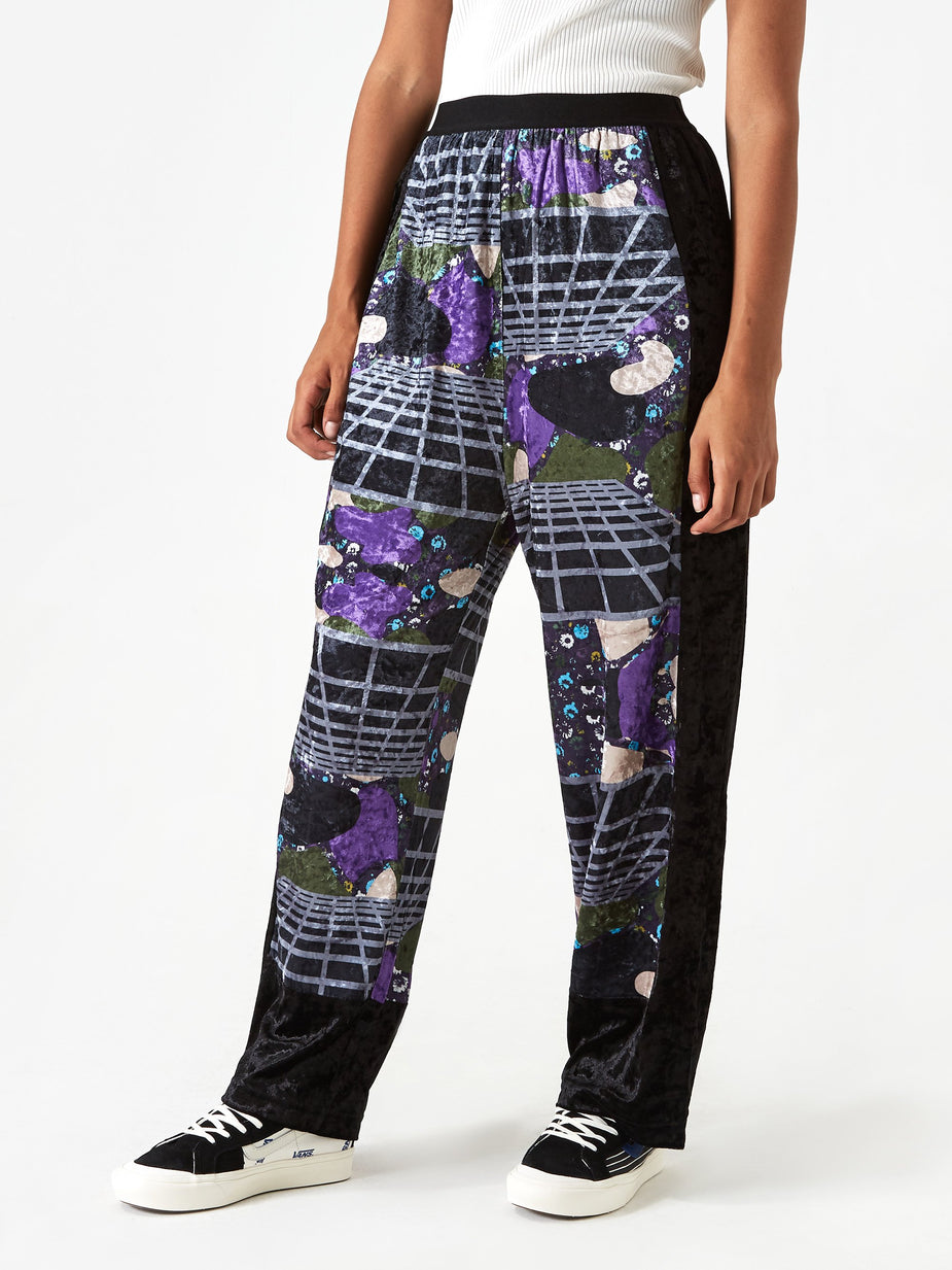 Perks & Mini PAM Perks And Mini Far Far Away Velvet Trouser - Cosmic Camo Print - Camo