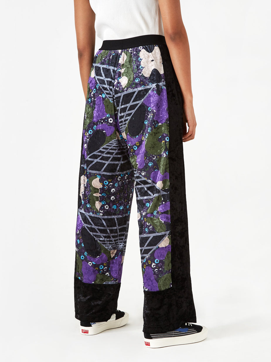 Perks & Mini PAM Perks And Mini Far Far Away Velvet Trouser - Cosmic Camo Print - Camo