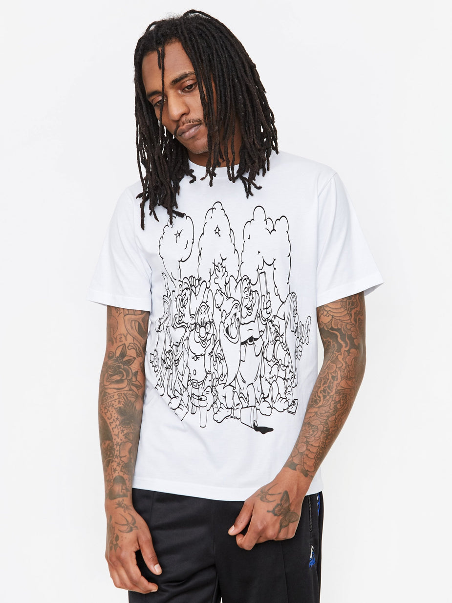 Perks & Mini Perks & Mini Screen Time SS T-Shirt - Optical White - White