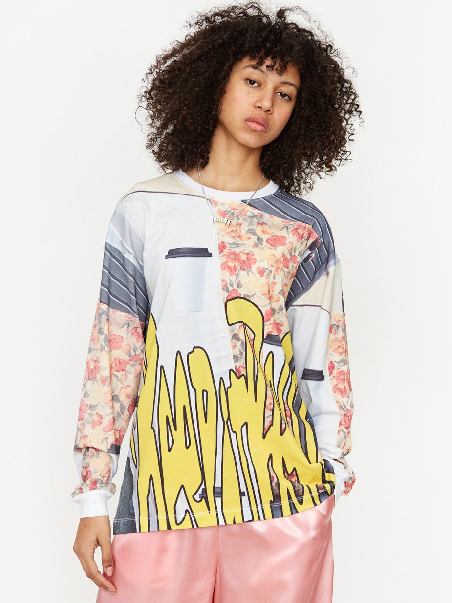 Perks & Mini Perks & Mini To Go Real Life Oversized Longsleeve T - Multi - Multi