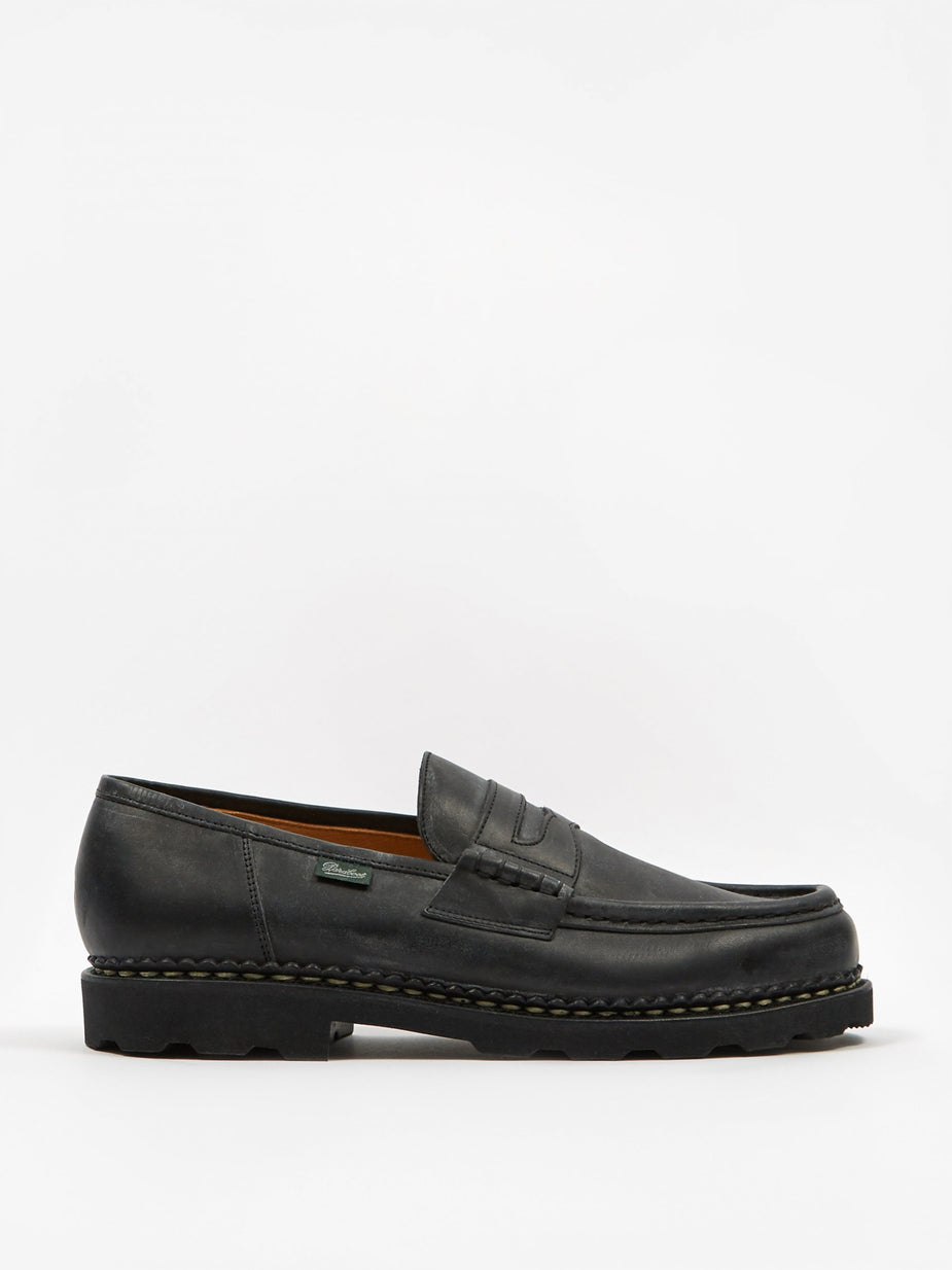 Paraboot Paraboot Reims Shoe - Black Matte - Black