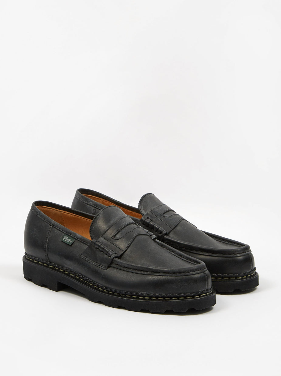 Paraboot Paraboot Reims Shoe - Black Matte - Black