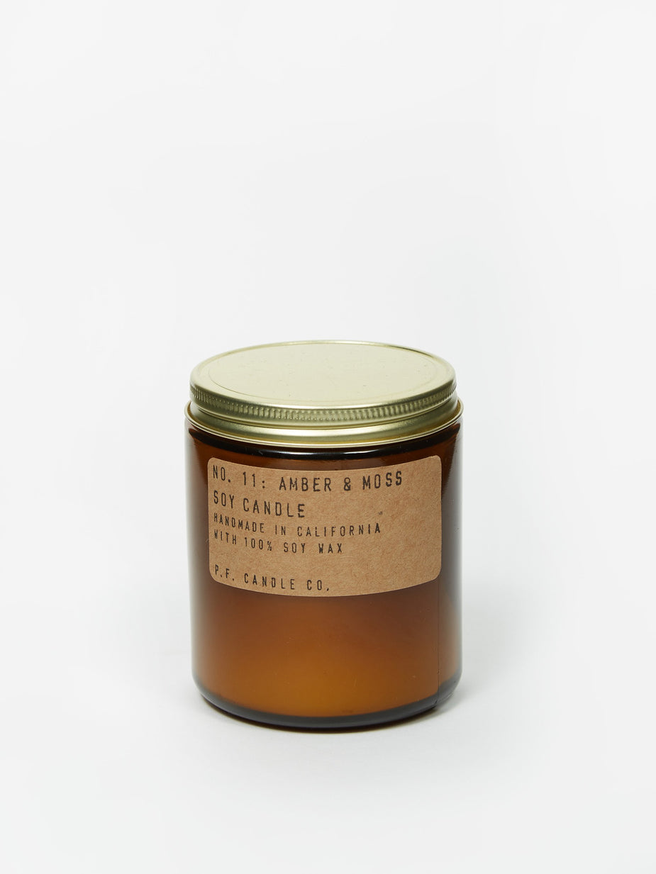 P.F. Candle Co. P.F. Candle Co. No. 11 Amber & Moss 7.2oz Soy Candle - 7.2oz - Brown