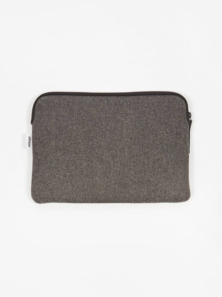 Pijama Pijama Zip Case for Macbook 12 & 13 Pro - Grey Flanel - Grey