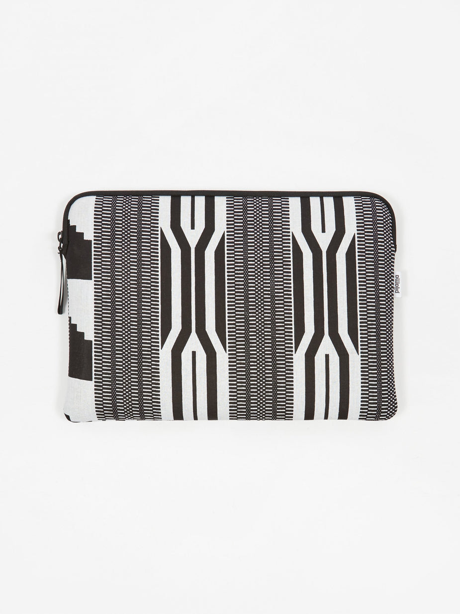Pijama Pijama Zip Case for Macbook 12 & 13 Pro - Wax Black - Black
