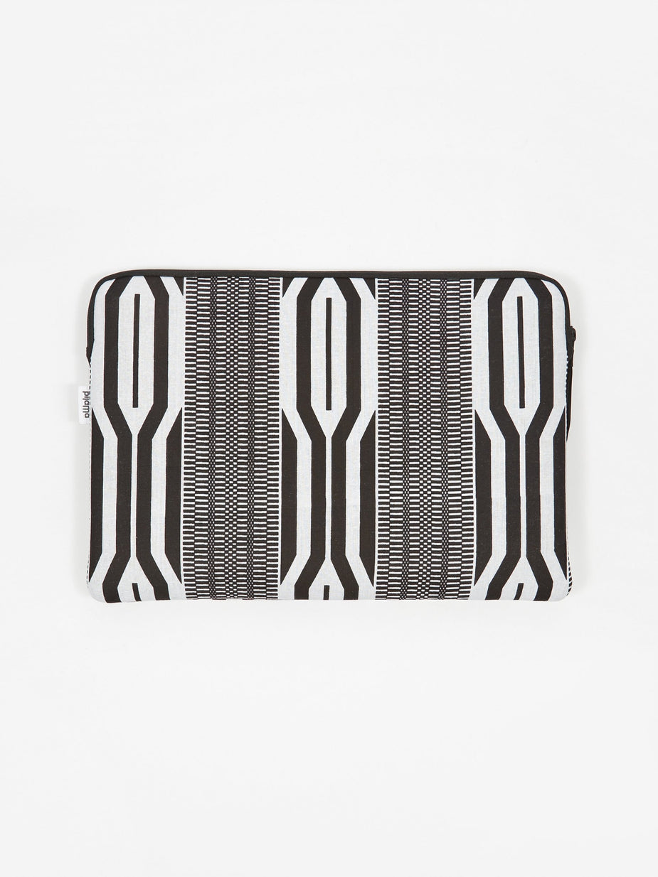 Pijama Pijama Zip Case for Macbook 12 & 13 Pro - Wax Black - Black