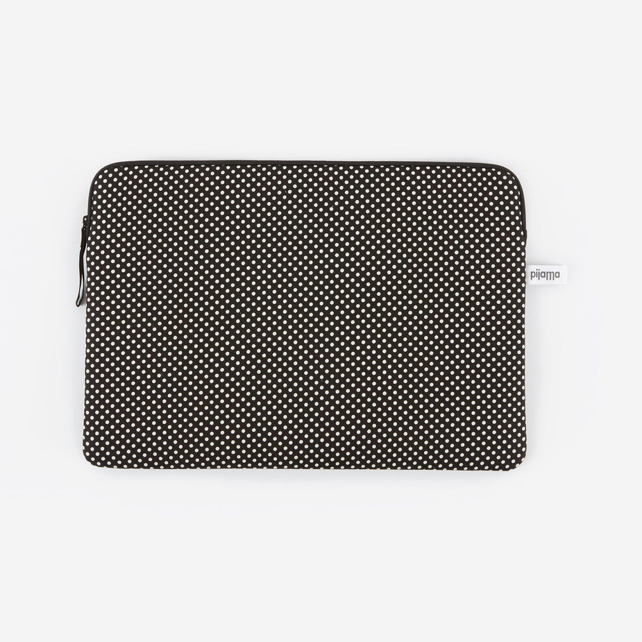 Pijama Pijama Zip Case for MacBook Air / 13 Laptop - Dotty Small Black - Other