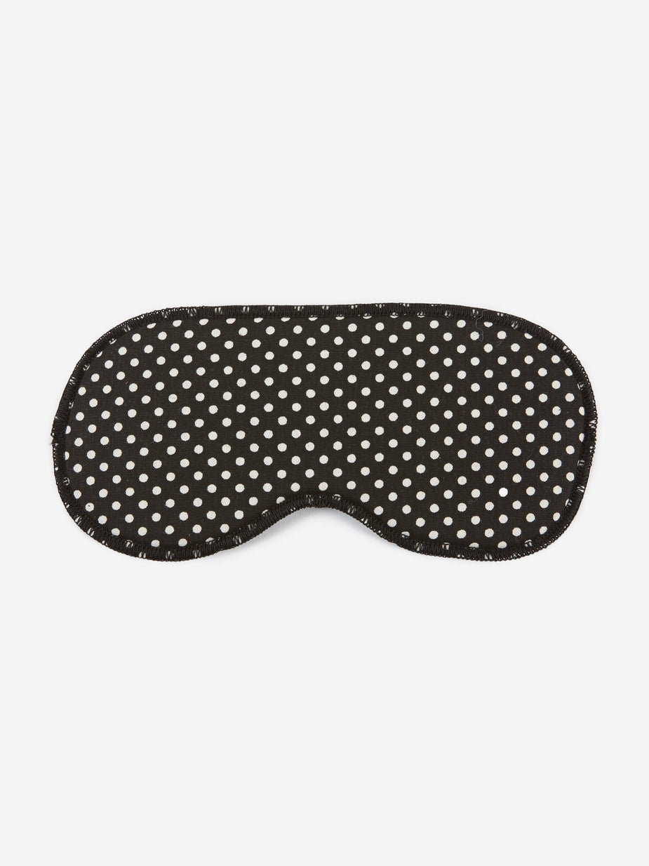 Pijama Pijama Sleeping Mask - Dotty Small Black - Black