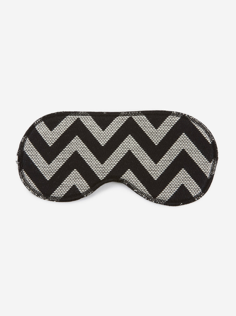 Pijama Pijama Sleeping Mask - ZigZag - Black