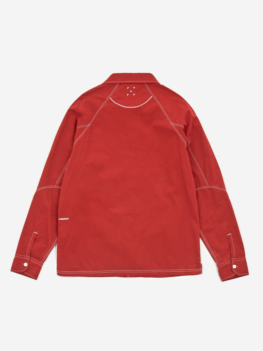 Pop Trading Company Pop Trading Company Herman Shirt - Pepper Red - Red