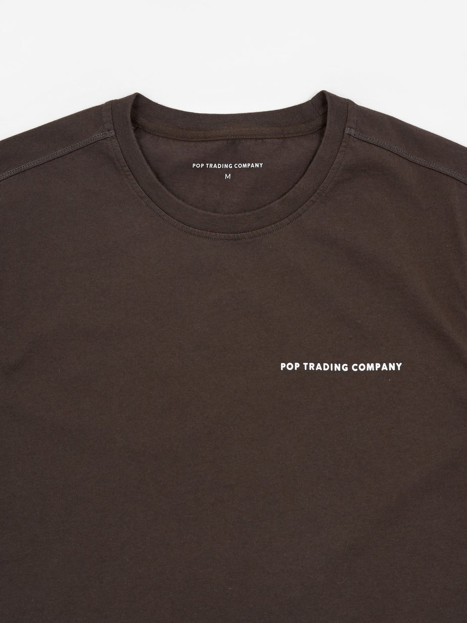 Pop Trading Company Pop Trading Company Logo T-Shirt - Anthracite - Other