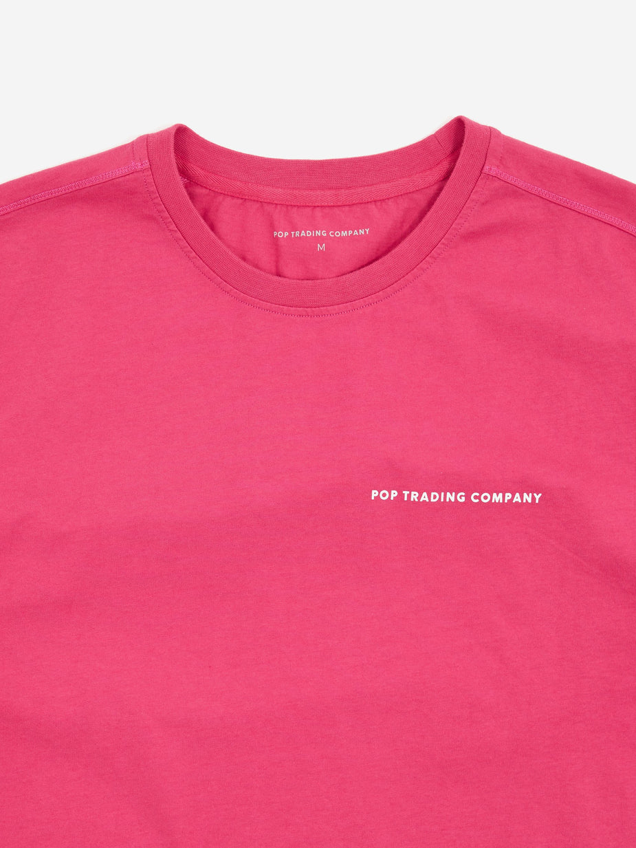 Pop Trading Company Pop Trading Company Logo T-Shirt - Pink - Pink