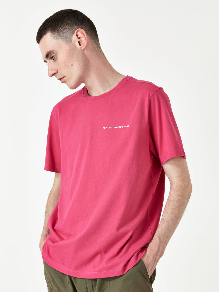 Pop Trading Company Pop Trading Company Logo T-Shirt - Pink - Pink