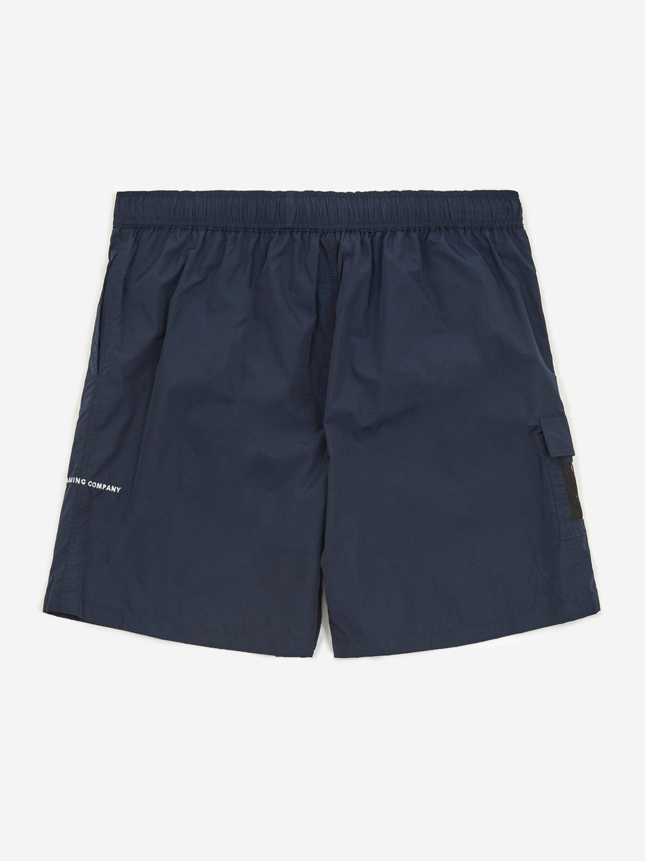 Pop Trading Company Pop Trading Company Painter Short - Navy/White - White